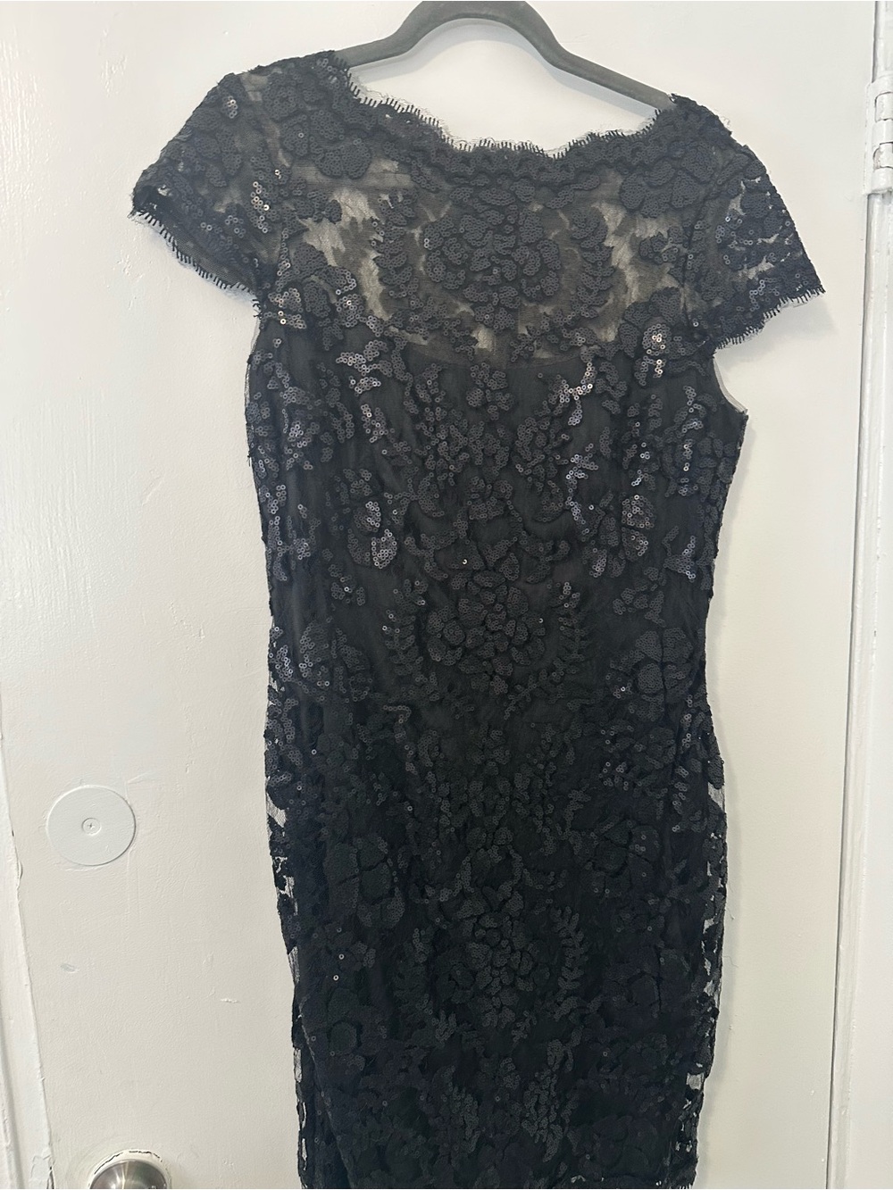 Black Tadashi Shoji cocktail dress